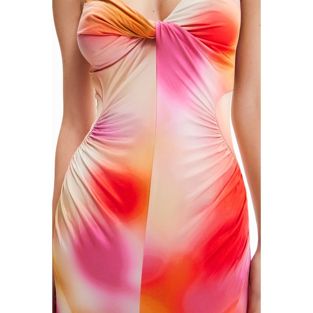 Desigual Maitrepierre Slim Midi Dress - Picture 6 of 9